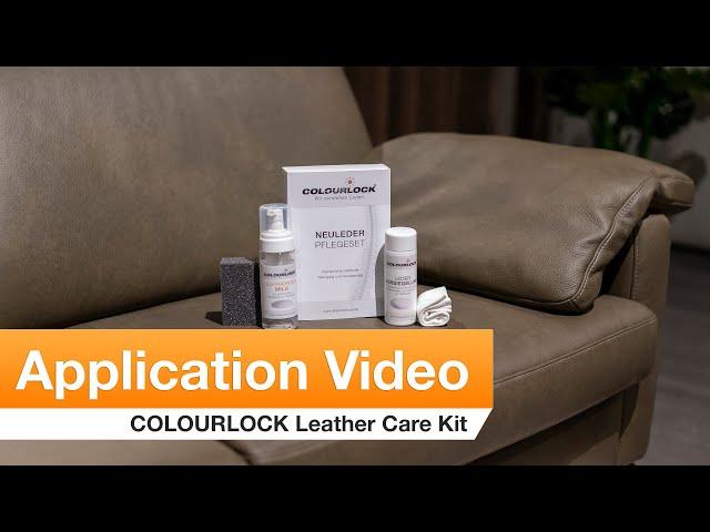 Application Video: New Leather Care Kit | COLOURLOCK