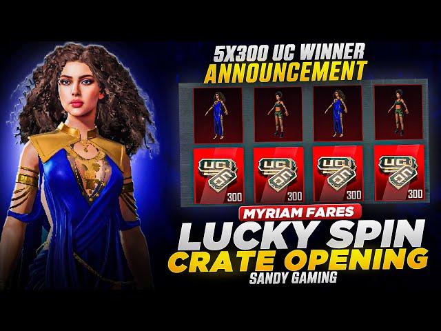 Myriam Fares Festival & Warrior Set | 5x300 UC Lucky Winner's | PUBG MOBILE