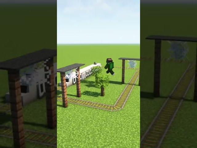 Toy Train in Minecraft! #shorts #minecraft