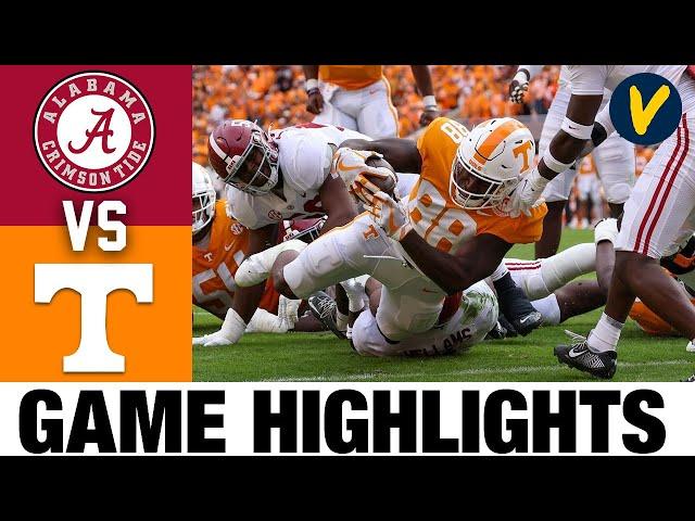 #3 Alabama vs #6 Tennessee | 2022 College Football Highlights