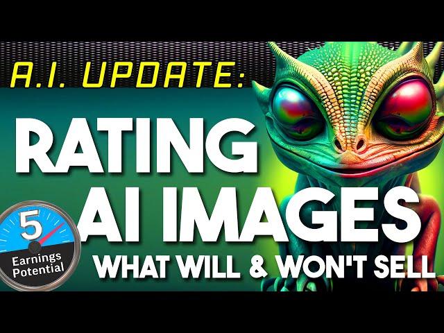 What AI Images Will Earn You Money - I Rate the Earning Potential of Adobe Stock Uploads #adobestock