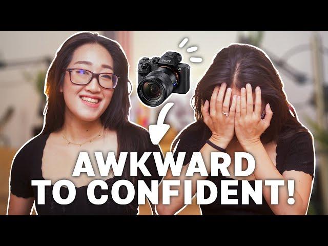 How To Be Less Awkward On Camera (even as an introvert!) l Tips To Overcome The Fear Of Camera