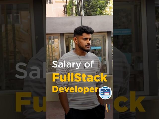 Salary of  Full Stack Developer #shorts  #simplilearn