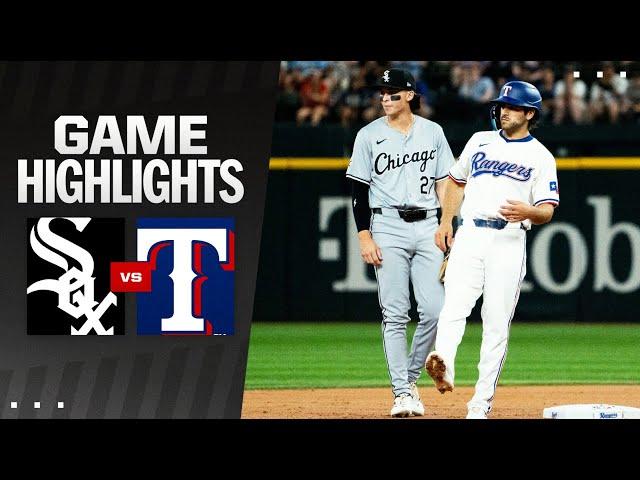 White Sox vs. Rangers Game Highlights (7/24/24) | MLB Highlights
