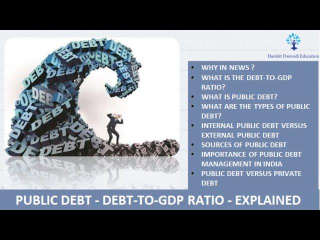 Public Debt - Internal & External, What is Debt to GDP Ratio, High Interest Payments causing concern