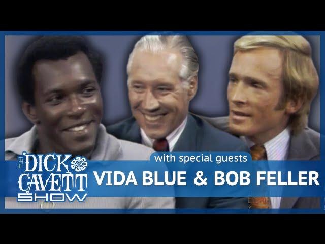 Dick Cavett's Fastball Challenge with Vida Blue and Bob Feller | The Dick Cavett Show