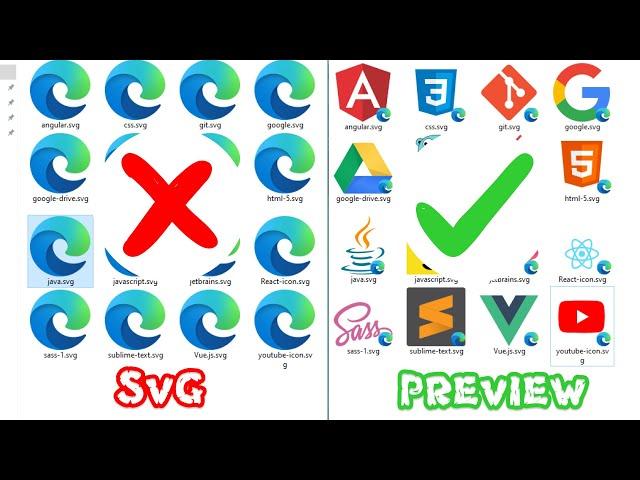 How to preview SVG and AI illustrator files on windows 11 file explorer  | Windows 11 Tips & Tricks