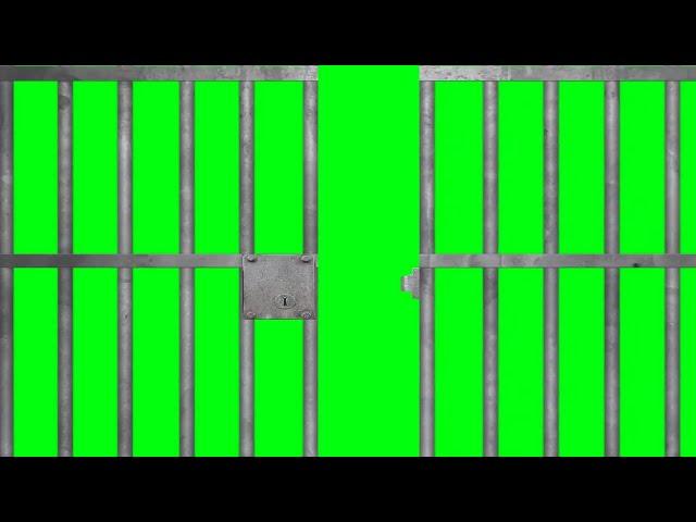 Jail Prison green screen video