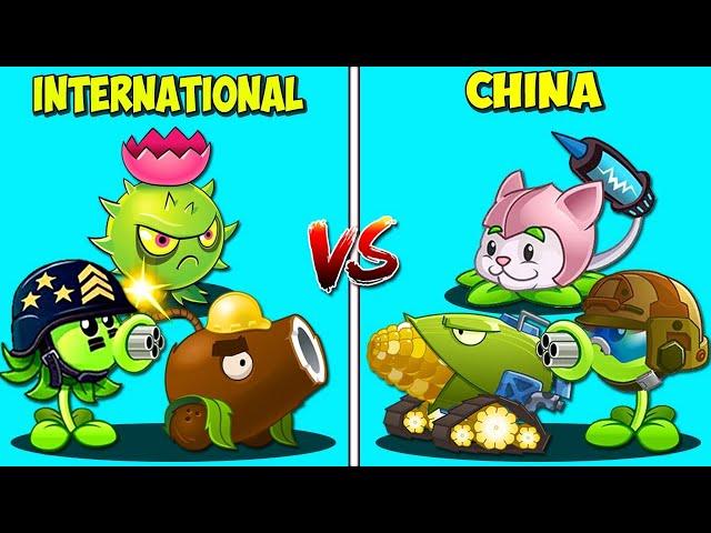 Random Team Plant PVZ 2 International vs China - Which Team Plant Will WIn?