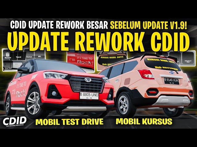 REVIEW MOBIL BARU BAGUS DI UPDATE REWORK CDID V1.8 ! COCOK BUAT RP - Car Driving Indonesia Roblox