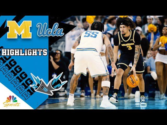 Michigan vs. UCLA | COLLEGE BASKETBALL HIGHLIGHTS | 1/7/25 | NBC Sports