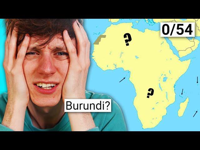 Can I find all 54 Countries in Africa with NO BORDERS?