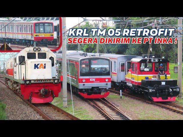 RANGKAIAN SUDAH SIAP !! Kereta KRL Retrofit TM 05 Series 東京メトロ05系 Segera Dikirim ke PT INKA Madiun