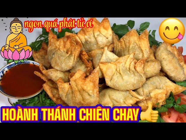 Cách Làm- HOÀNH THÁNH CHIÊN CHAY - NGON THẦN SẦU @cali mon ngon dan da .