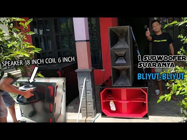 CEK SOUND BOX CUSTOM W-BIN + SPEAKER PD186C003 VOICE COIL 6 INCH AUTO BLIYUT.