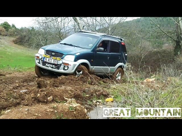 Daihatsu terios  muddy road  test