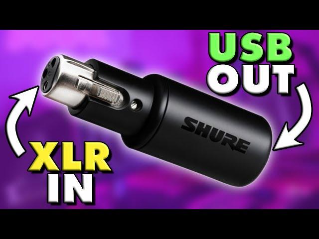 Turn Your XLR Mic Into A USB Mic! - SHURE MVX2U