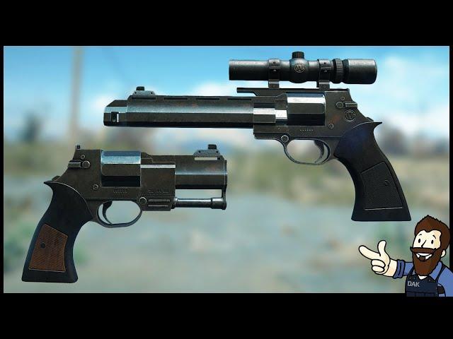 Heavy Auto-Revolver - Mateba Unica 6 in Fallout 4
