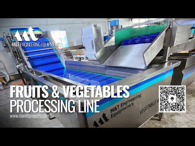 Fruits and vegetables Processing Line, Integrated Packhouse, Sorting And Grading Line- M&T