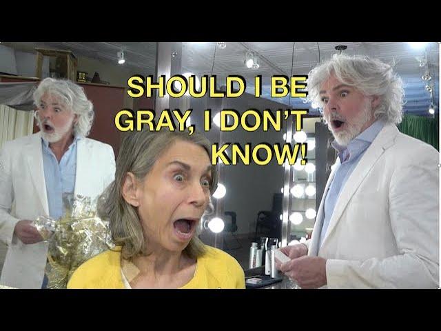 Should I Keep My Gray Hair? - A MAKEOVERGUY Best Extreme Hair Transformation