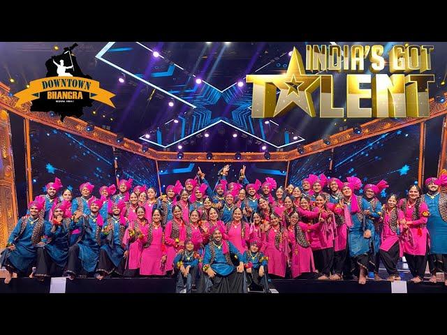 DownTown Bhangra | Indias Got Talent | Season 9 | Bhangra | Badhsah | Shilpa Shetty | Sony Tv