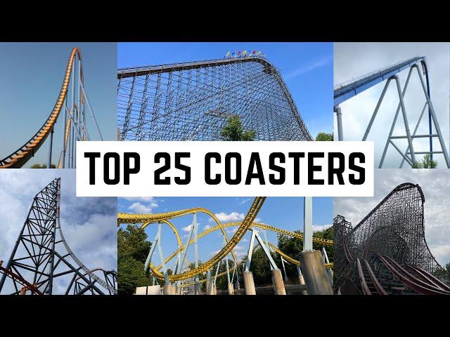 Top 25 Roller Coasters - 2024 | Thrill Warrior