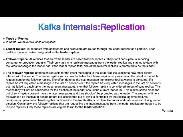 Kafka Internals:Replication