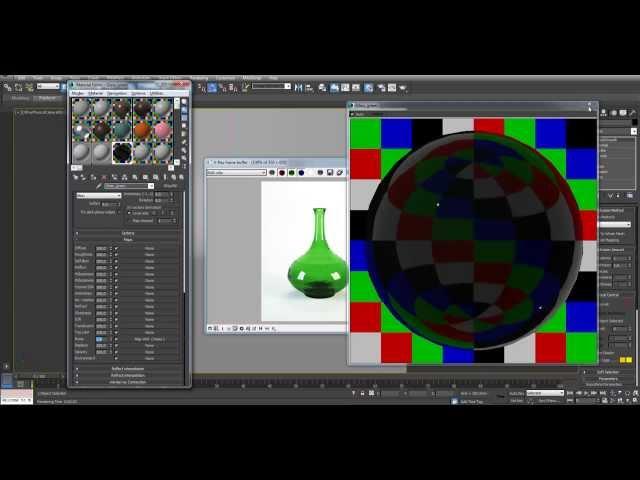 Уроки 3Ds Max. Vray материалы. Создание материала стекла