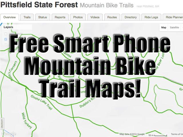 Free Trail Maps for Your Smart Phone (Trailforks, Maprika, GAIA GPS)