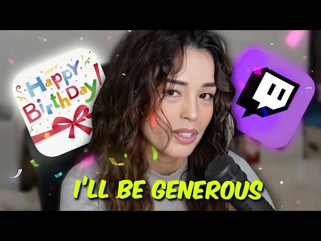 Valkyrae's plan for her Birthday Stream on Twitch