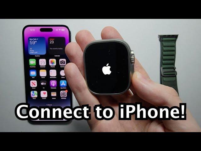 Apple Watch Ultra How to Set Up & Connect to iPhone!