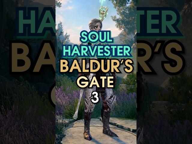 a SOUL HARVESTER build in Baldur's Gate 3 in 1min - Cleric/Wizard/Sorcerer #baldursgate3