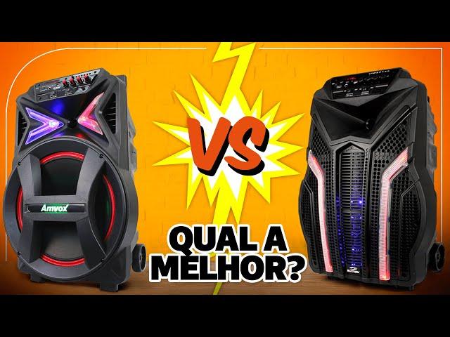 Qual a Melhor Caixa de Som Amplificada? ACA 292 AMVOX X FORTRESS SUMAY