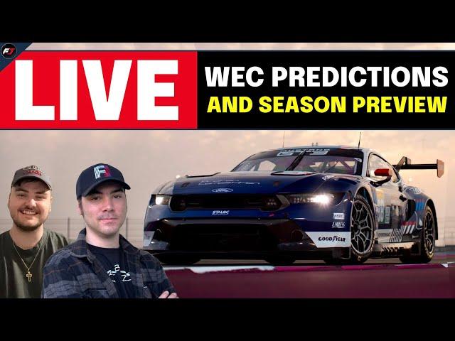 LIVE: WEC 2025 Predictions and Season Preview!