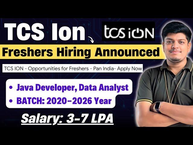 TCS ION PAN India Freshers Hiring | Batch: 2020-2026 | TCS PAID NQT Biggest Update | Job/Internship