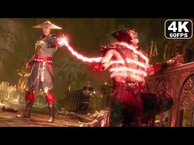 Dark Raiden Destroys Shinnok Scene - Mortal Kombat Onslaught