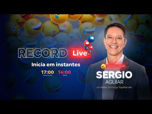 Sergio Aguiar no 'RECORD Live'