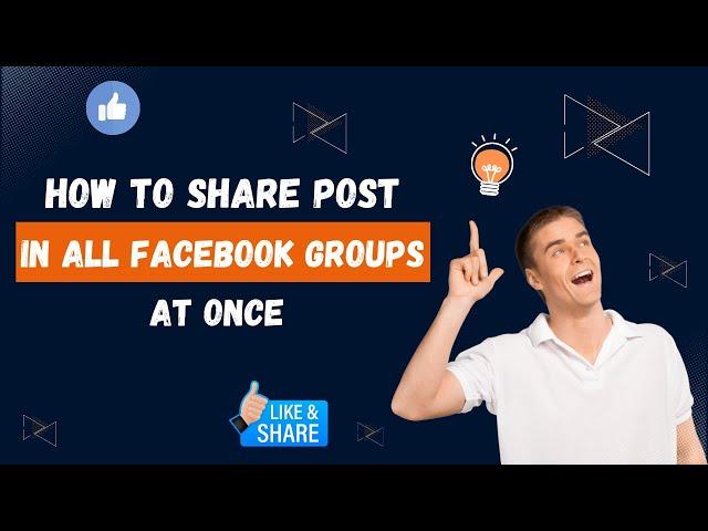 How To Share Post In All Facebook Groups At Once | Automatic Posting Software