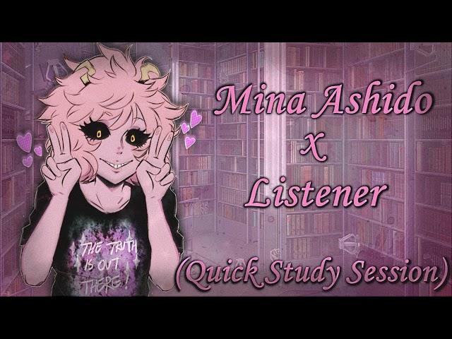 [Spicy]Mina Ashido x Listener (Quick Study Session) MHA My Hero Academia Roleplay GF Confession ASMR