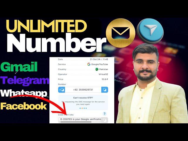 Get UNLIMITED OTP Numbers for Gmail and Telegram in 24 Hours!