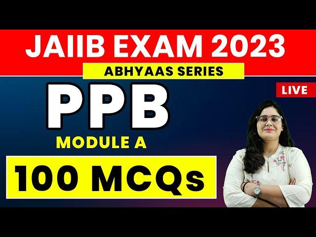 JAIIB Exam 2023 Principles & Practices of Banking Most Important MCQs | PPB Revision and Preparation