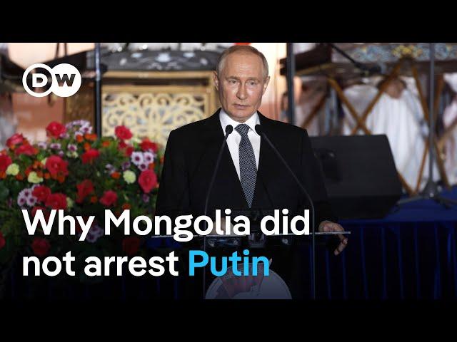 Ukraine and EU criticise Mongolia for hosting Vladimir Putin | DW News