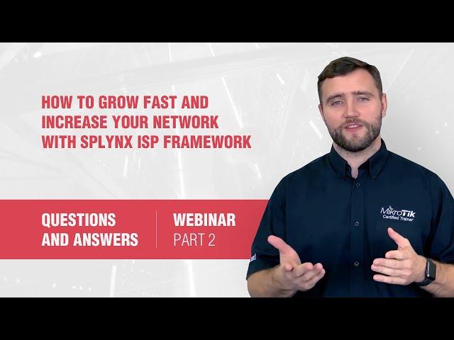 Splynx Webinar. Questions and Answers