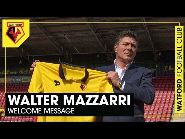 OFFICIAL | MAZZARRI WELCOME MESSAGE