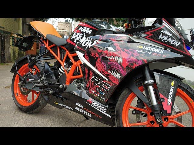 Venom is Back on KTM RC200 | KTM Modified into Venom | Venom  Graphics on KTM RC200