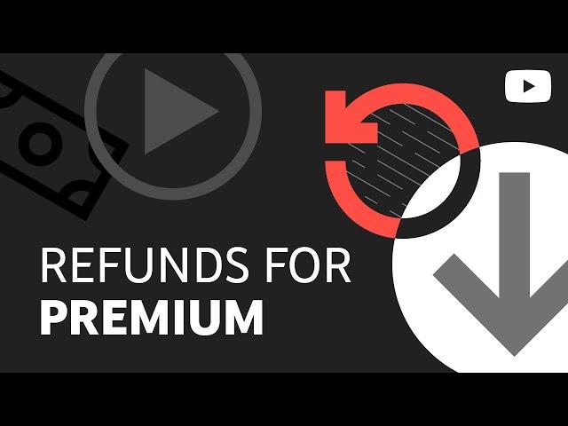 Request a refund for a YouTube Premium membership