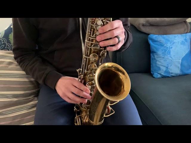 1941 Conn 6M Alto Saxophone Demo, DC Sax