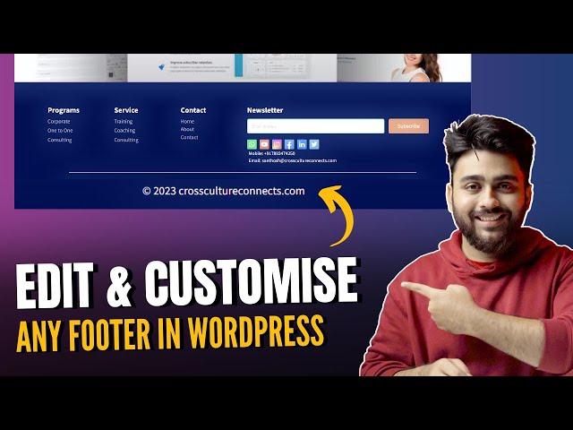 Easily Edit Footer in any WordPress Theme! (2024)