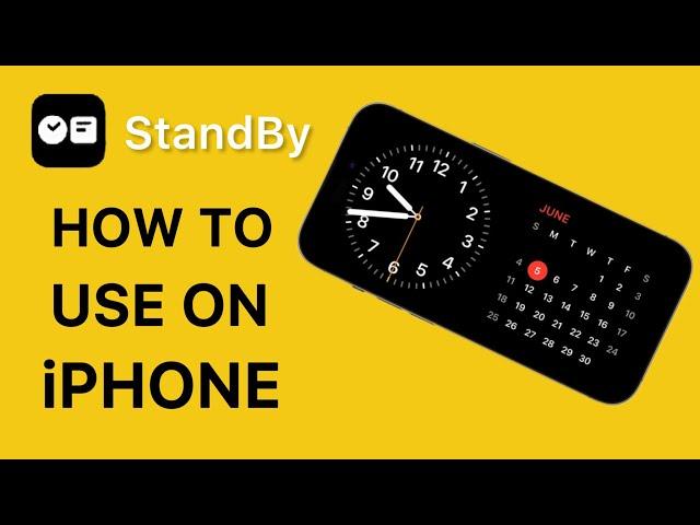 How to Use iOS 17 Standby on iPhone 13! (Or Any iPhone)