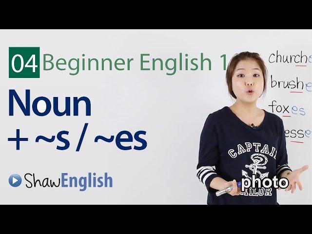 English Grammar: Singular + Plural Nouns